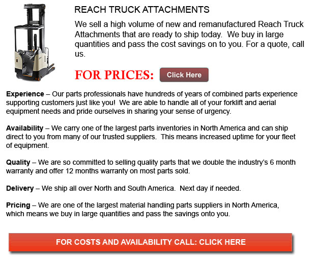 Attachments for Reach Truck