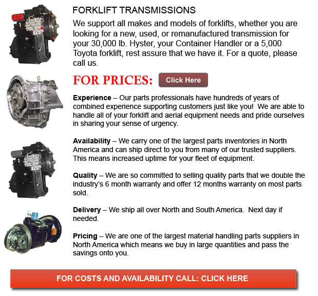 Transmission For Forklifts Beaumont Texas