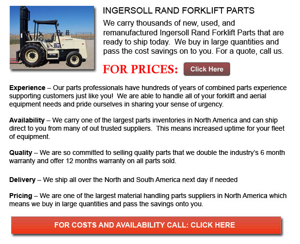 Ingersoll Rand Forklift Parts Charlotte North Carolina