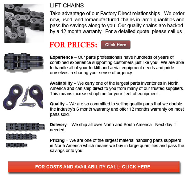 Chain for Forklifts