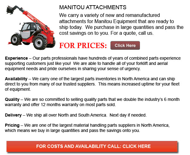 Attachments for Manitou Forklifts