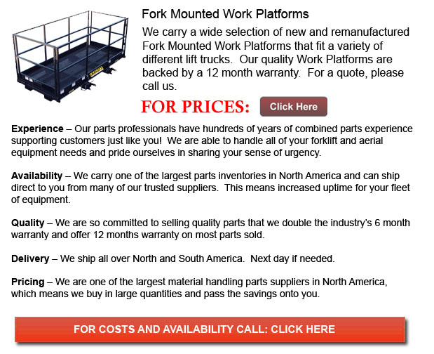 Fork Mounted Work Platforms Escondido California