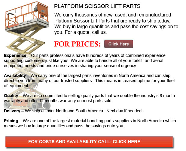 Parts for Platform Scissor Lift