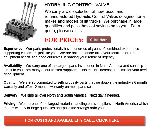 hydraulic controls parts