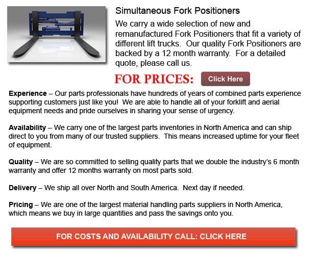 Simultaneous Fork Positioners