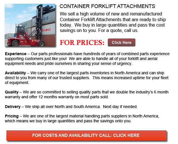 Container Forklift Attachment