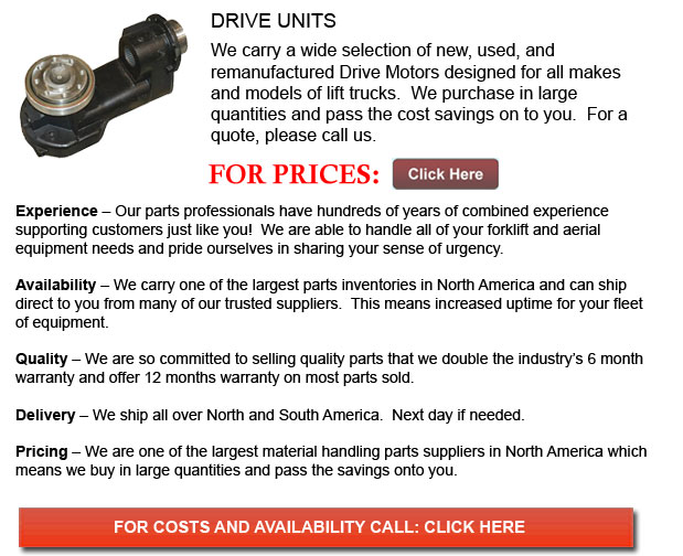 Drive Unit for Forklift