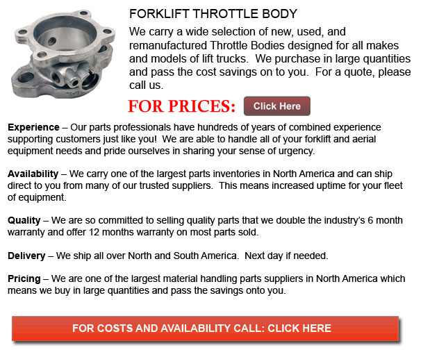 Throttle Body for Forklifts