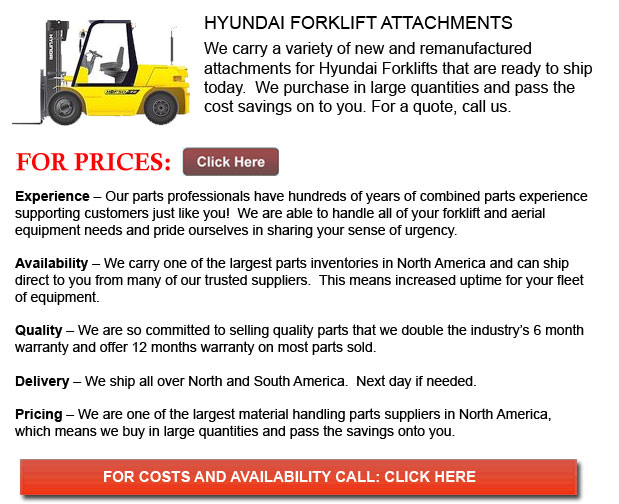 Hyundai Forklift Attachments