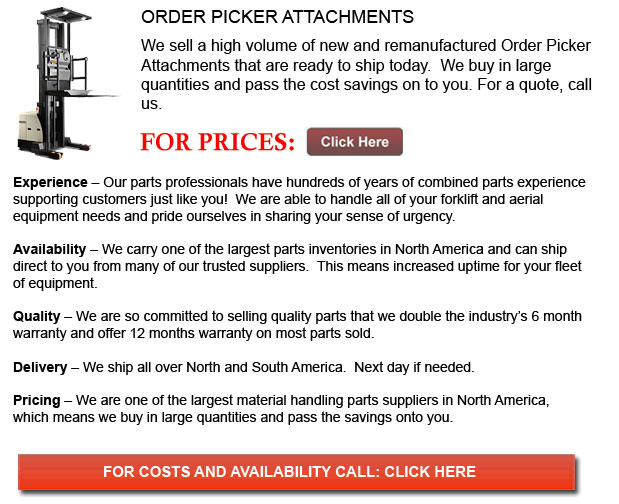 Attachments for Order Pickers