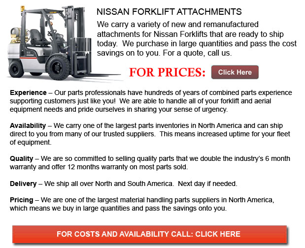 Nissan Forklift Attachments