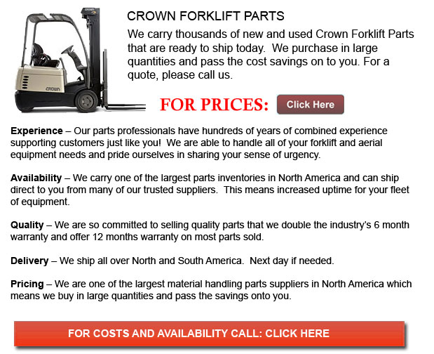 Ontario Crown Forklift Parts New And Used Inventory Available Canada