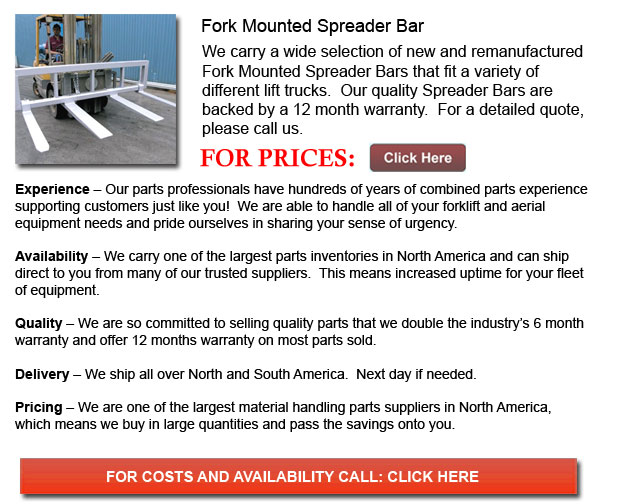 Fork Mounted Spreader Bars