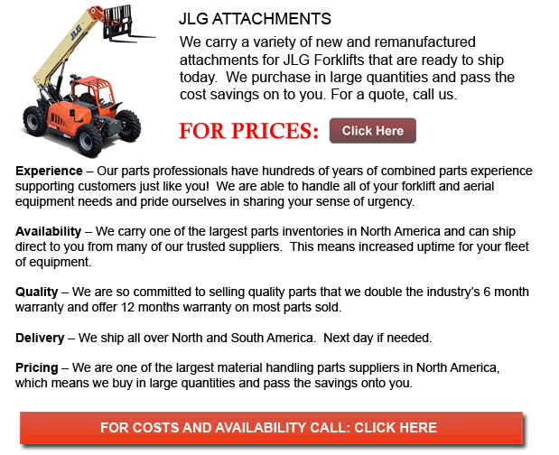 JLG Telehandler Attachments