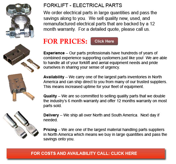 Forklift Electrical Parts Saint Paul Minnesota