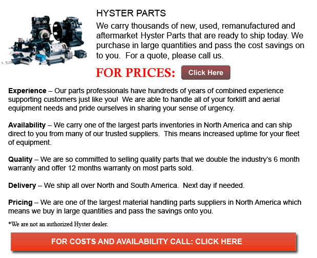 Hyster Forklift Parts Salt Lake City Utah