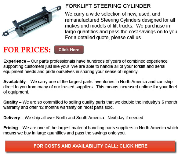 Steering Cylinder for Forklift
