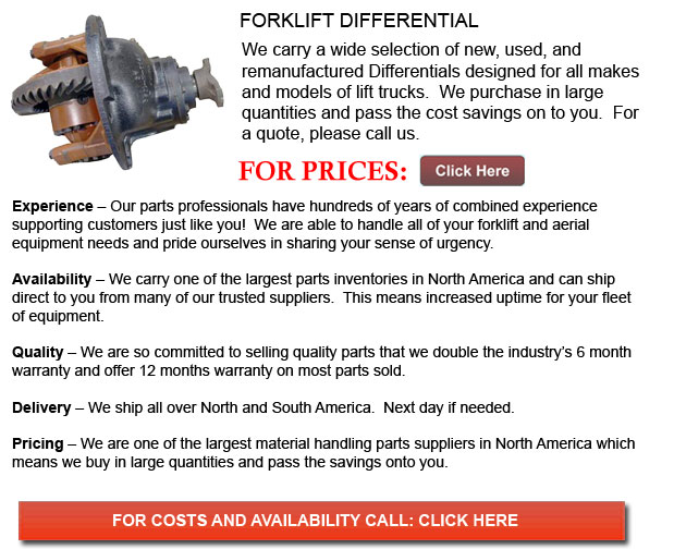 Differentials for Forklifts