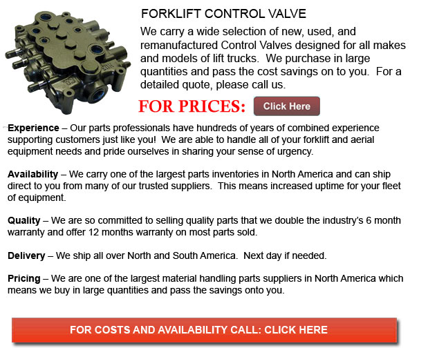 Forklift Control Valves