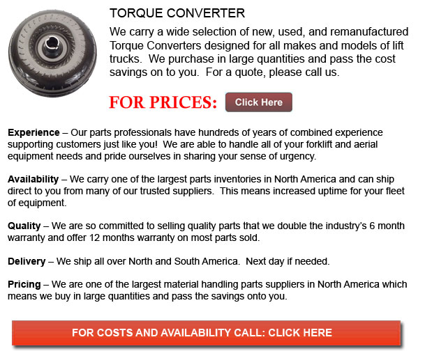 Torque Converters for Forklift