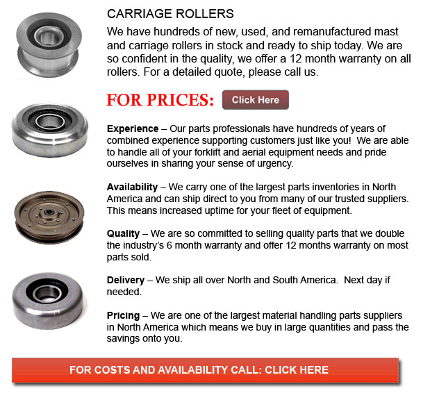 Carriage Rollers